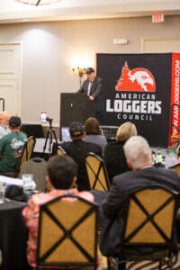 Speaker at American Loggers Council conference